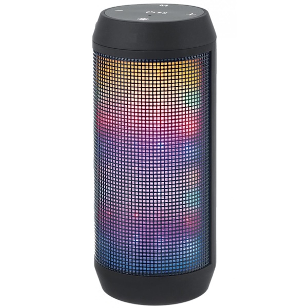 Esperanza - Bluetooth-kaiutin FM-radiolla ja LED-valolla Black