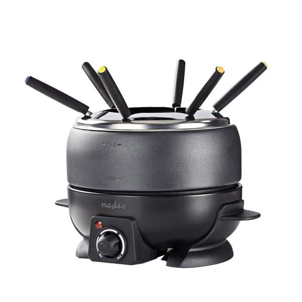 Fonduegryde med 6x Gafler Black