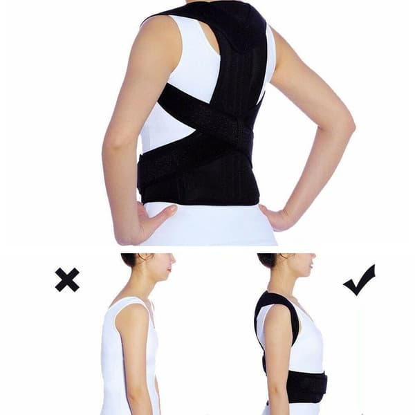 Justerbar Holdningsvest - M Black M