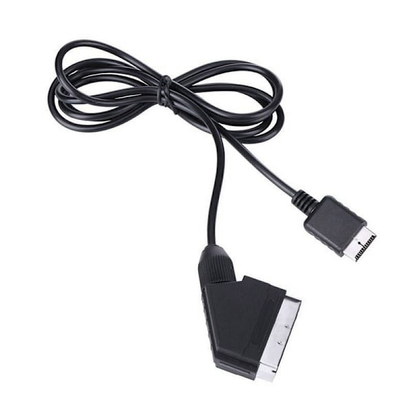 Scart-kabel til PS1 og PS2 Black