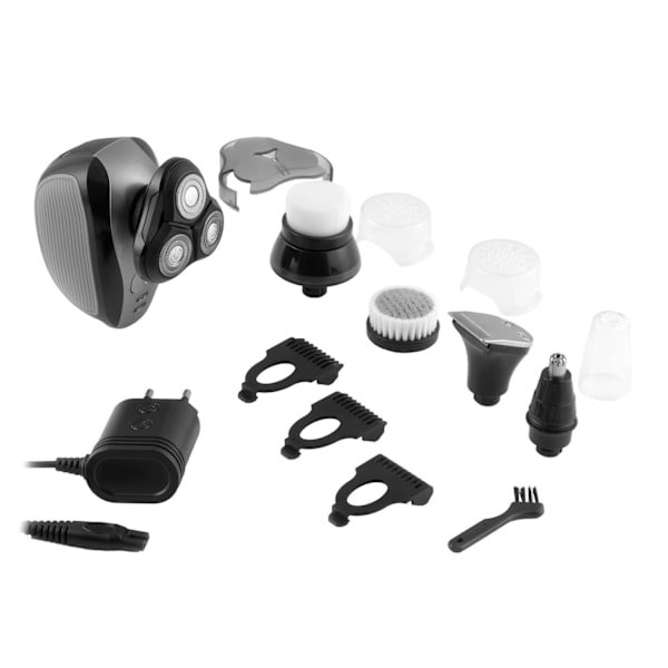 5-in-1 Ladattava Parranajokone Black