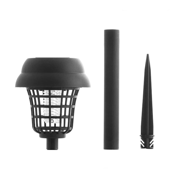 hyttysiä tappava aurinkokennolamppu puutarhaan Black