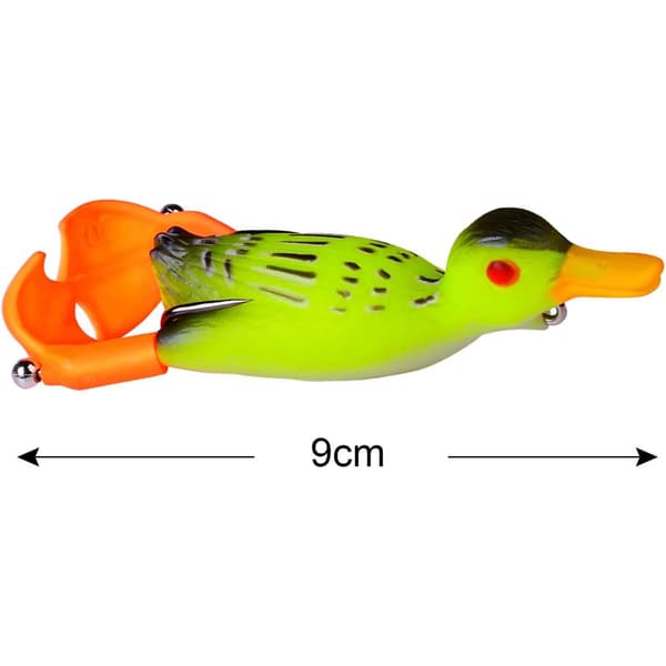 Overfladeagn af silikone - grøn og - 11,5 g Multicolor