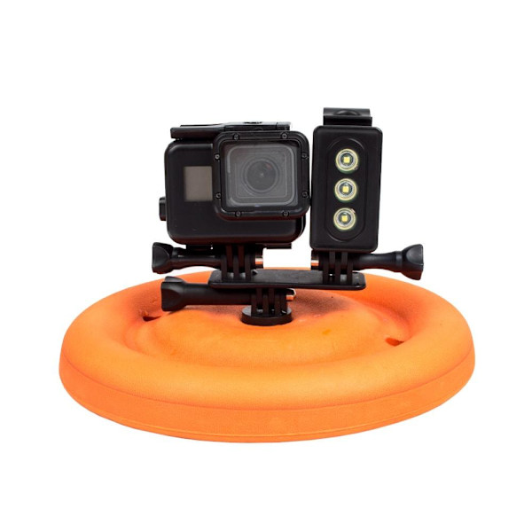 Flydende Frisbee til GoPro Orange