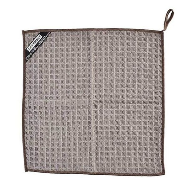 Køkkenhåndklæde - Barista håndklæde - brunt - 30 x 30 cm Brown