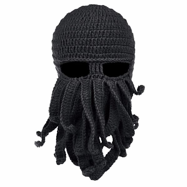 Balaclava, blæksprutte - sort Black
