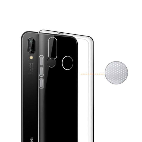 Huawei P20 Lite - Läpinäkyvä Silikonikuori Transparent
