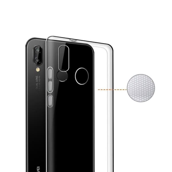 Huawei P20 Lite - Transparent silikonecover Transparent