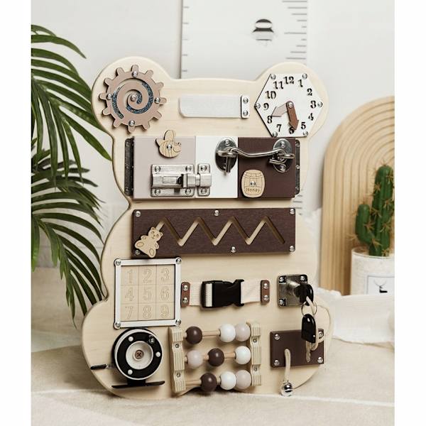Playboard - bjørn - 14 funktioner Brown
