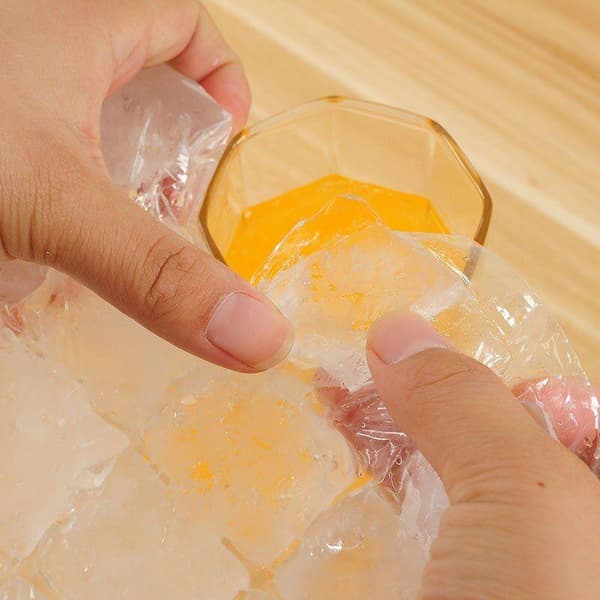 Selvlukkende isterninger - 10 stk Transparent