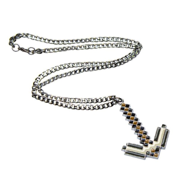 Minecraft Halsband - Pickaxe, 6 cm (Grå) multifärg