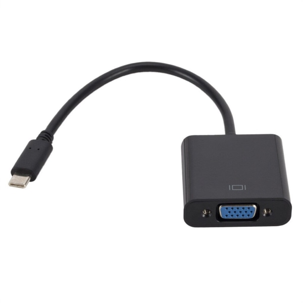 USB-C till VGA Adapter Svart