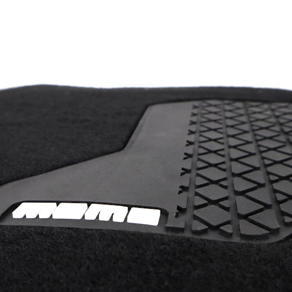 4x Kupématta, Textil - Universal Svart