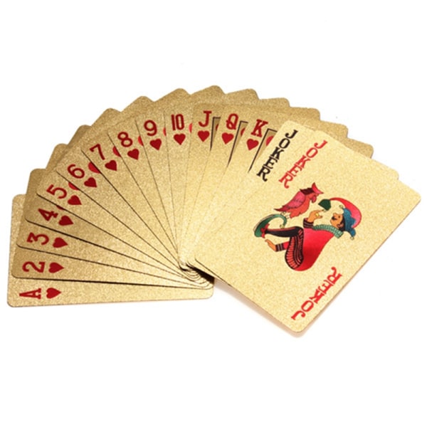 Pelikortit - Korttipakka 24K Kultapinnoitteella, Dollar Gold