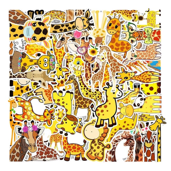 Pack med Klistermärken - Giraff multifärg
