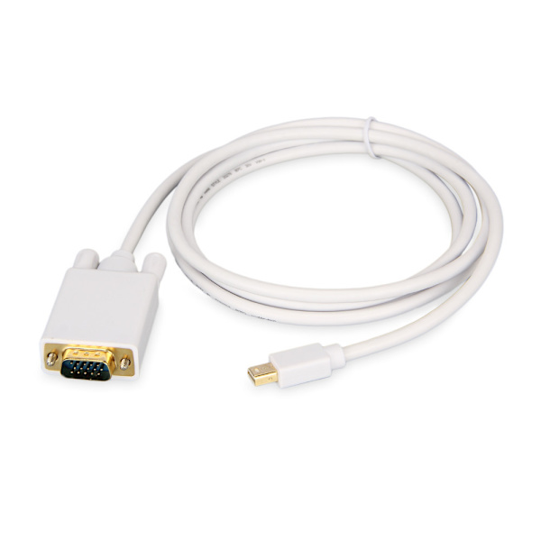 1.8 m Mini displayport till VGA Vit