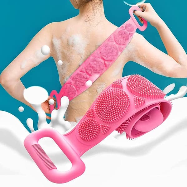 Skrubbverktyg för Duschen - Silikon - Rosa Rosa