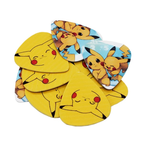 Pikachu, 10-pack - Guitar tilbehør Multicolor