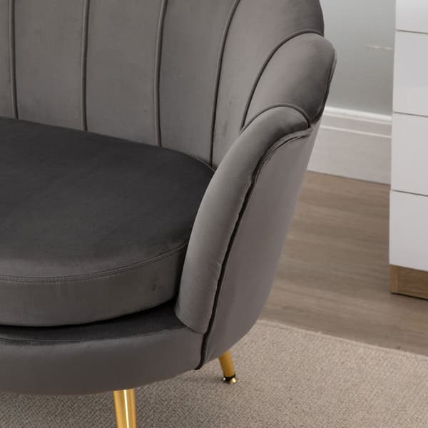 Elegant 2-sits Tygsoffa i Sammetspolyester