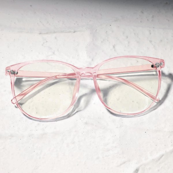 Northio, Anti Blue Light Briller - Lyserød / Transparent Pink one size