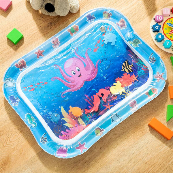 Puhallettava leikkimatto vedellä - vauvan lelu Multicolor