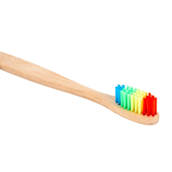 Bambus Tandbørster - Regnbue Multicolor