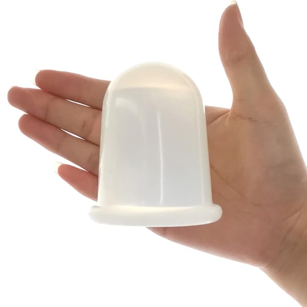 Vakuummassage mod cellulite - 7 dele - silikone White