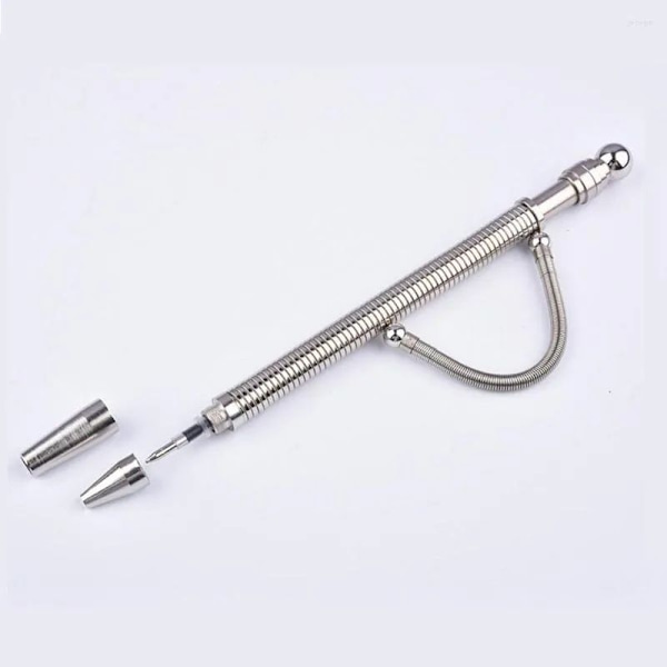 Fidget Penna - 2-i-1 - Metall Silver