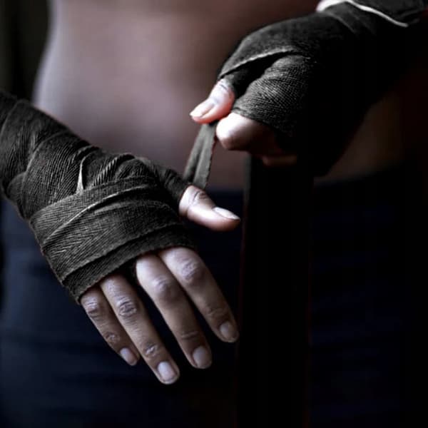 Boxningsbandage - 2 x 4 m Black