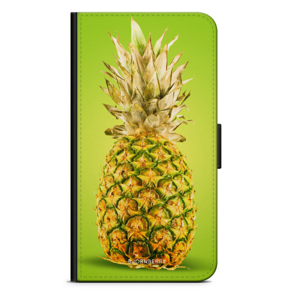 Bjornberry Plånboksfodral Sony Xperia 5 - Grön Ananas