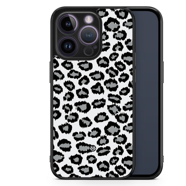 Bjornberry Skal iPhone 14 Pro -Grå Leopard