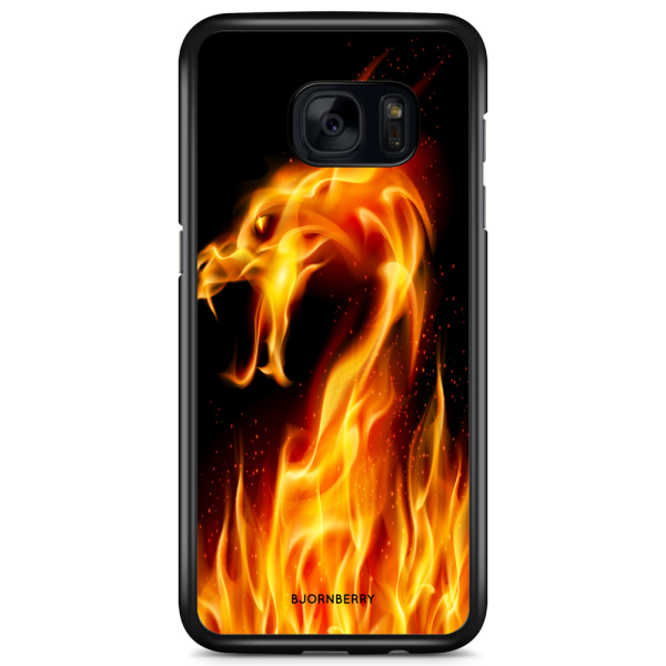 Bjornberry Skal Samsung Galaxy S7 Edge - Flames Dragon