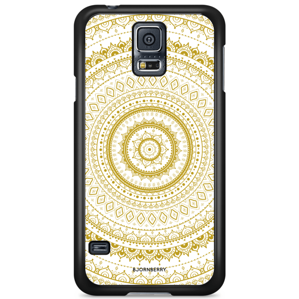 Bjornberry Skal Samsung Galaxy S5 Mini - White Gold Mandala