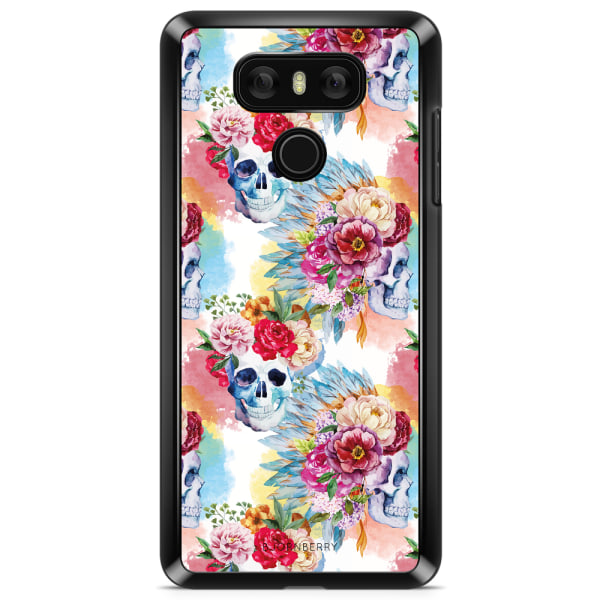 Bjornberry Skal LG G6 - Dödskallar & Blommor