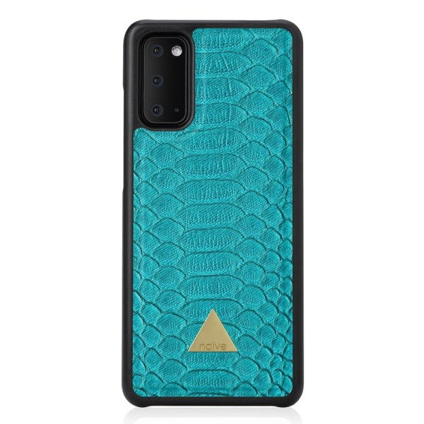 Naive Samsung Galaxy S20 FE Skal - Turquoise Snake