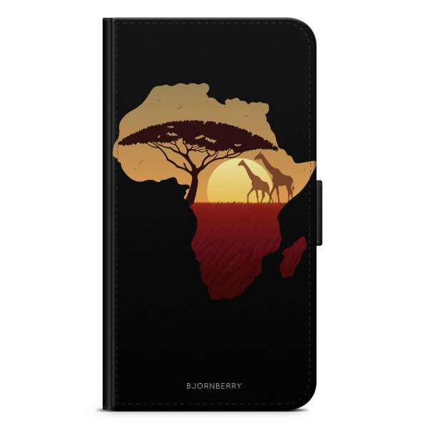 Bjornberry Plånboksfodral iPhone 7 - Afrika Svart
