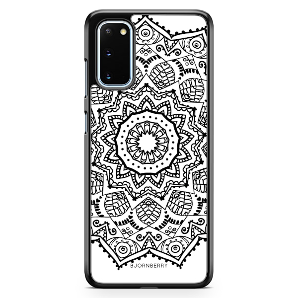 Bjornberry Skal Samsung Galaxy S20 - Svart Mandala