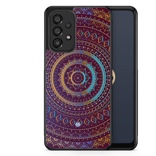 Bjornberry Skal Samsung Galaxy A33 5G -Lila/Guld Mandala