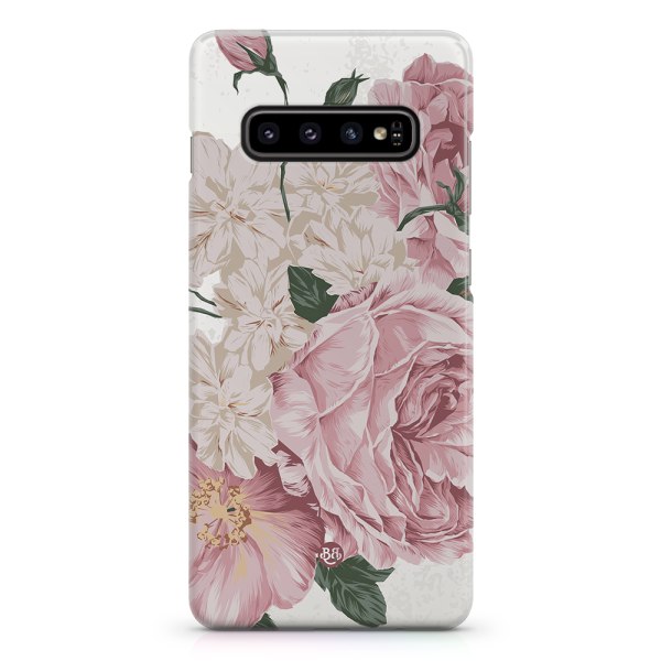 Bjornberry Samsung Galaxy S10 Plus Skal - Pink Roses