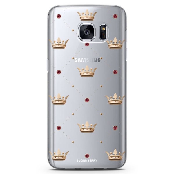 Bjornberry Samsung Galaxy S7 Edge TPU Skal -Kronor