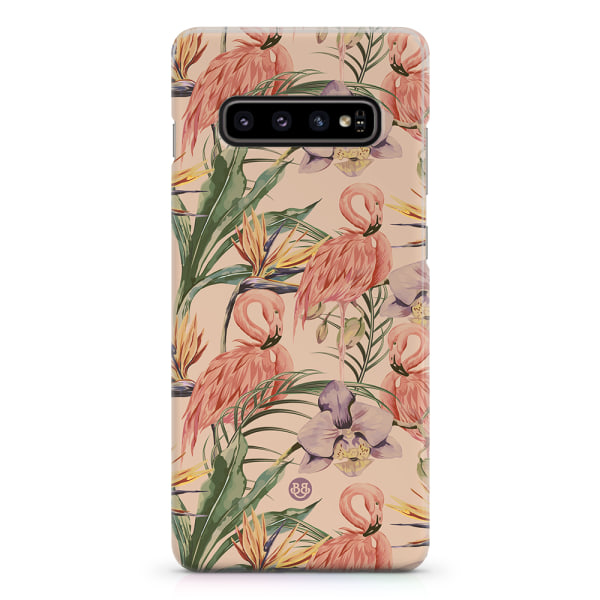 Bjornberry Samsung Galaxy S10 Plus Skal - Flamingos