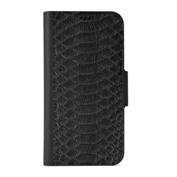 Naive iPhone 12 Plånboksfodral  - Black Snake