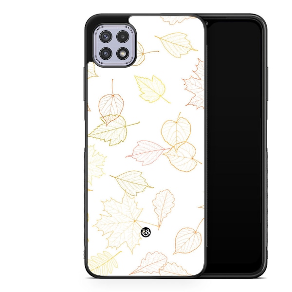 Bjornberry Skal Samsung Galaxy A22 4G  -White and Leaves