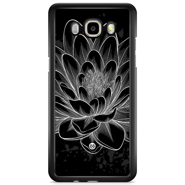 Bjornberry Skal Samsung Galaxy J5 (2015) - Svart/Vit Lotus