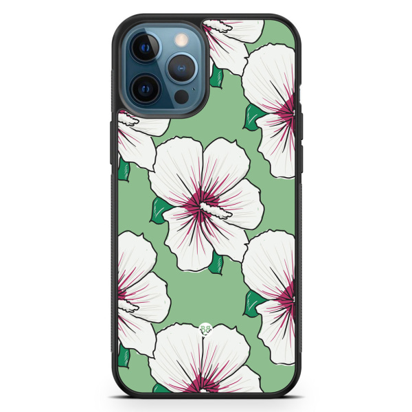 Bjornberry Hårdskal iPhone 12 Pro - Gräddvita Blommor