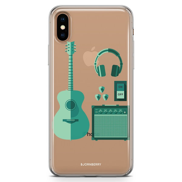 Bjornberry Hybrid Skal iPhone Xs Max  - Gitarr
