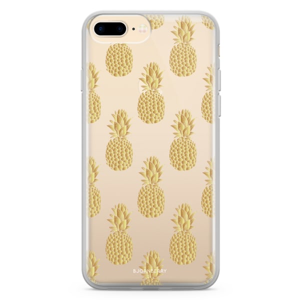 Bjornberry Skal Hybrid iPhone 7 Plus - Guldiga Ananas