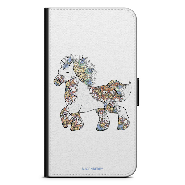 Bjornberry Xiaomi Redmi Note 5 Fodral - Blommig Enhörning