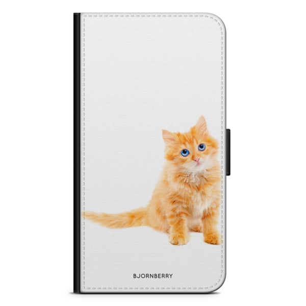 Bjornberry Fodral Samsung Galaxy A22 5G - Liten Brun Katt