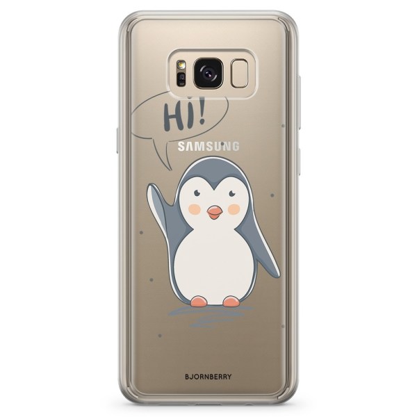 Bjornberry Skal Hybrid Samsung Galaxy S8+ - Söt Pingvin